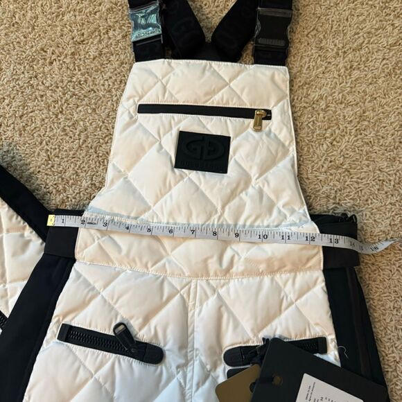 Goldbergh Agnes Cecile Ski Bibs Pants Salopettes White Black NWT US 4 - Picture 6 of 10